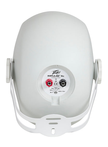 Enceinte passive 50W, 2 voies, woofer 5", protection contre les intempéries IP44, finition blanc