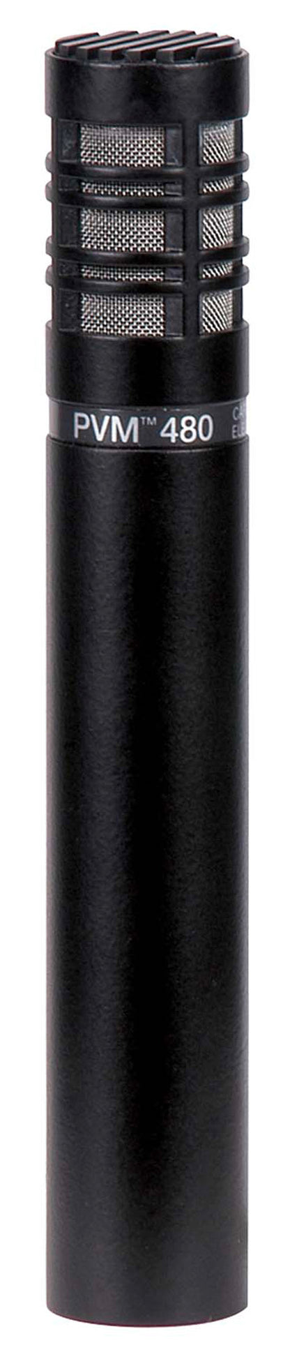 Microphone super-cardioïde, alimentation fantôme requise, pince micro, bonnette anti-vent et valise inclus, noir