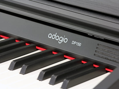 Piano numérique meuble Adagio DP150BK | 88 notes, toucher lourd