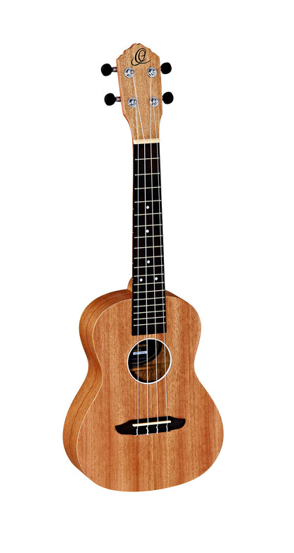 RFU11S, modèle Concert, table sapele, fond & éclisses sapele, manche acajou, housse, naturel satiné