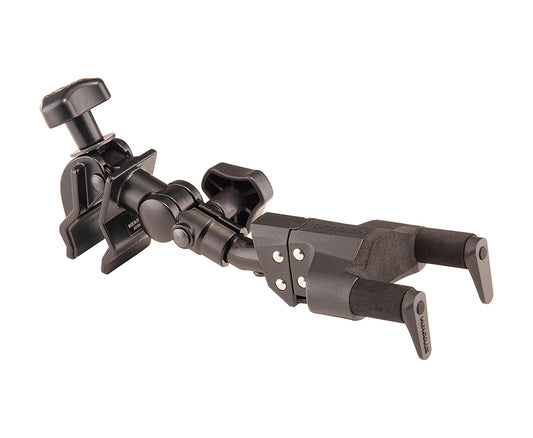 Support pour ukulélé avec nouveau système AGS, fixation par clamp ajustable sur tube ou table, noir