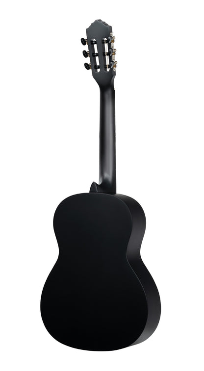 RST5M-3/4, table épicéa, fond & éclisses catalpa, touche & chevalet noyer, sillet 45 mm, diapason 590 mm, noir mat