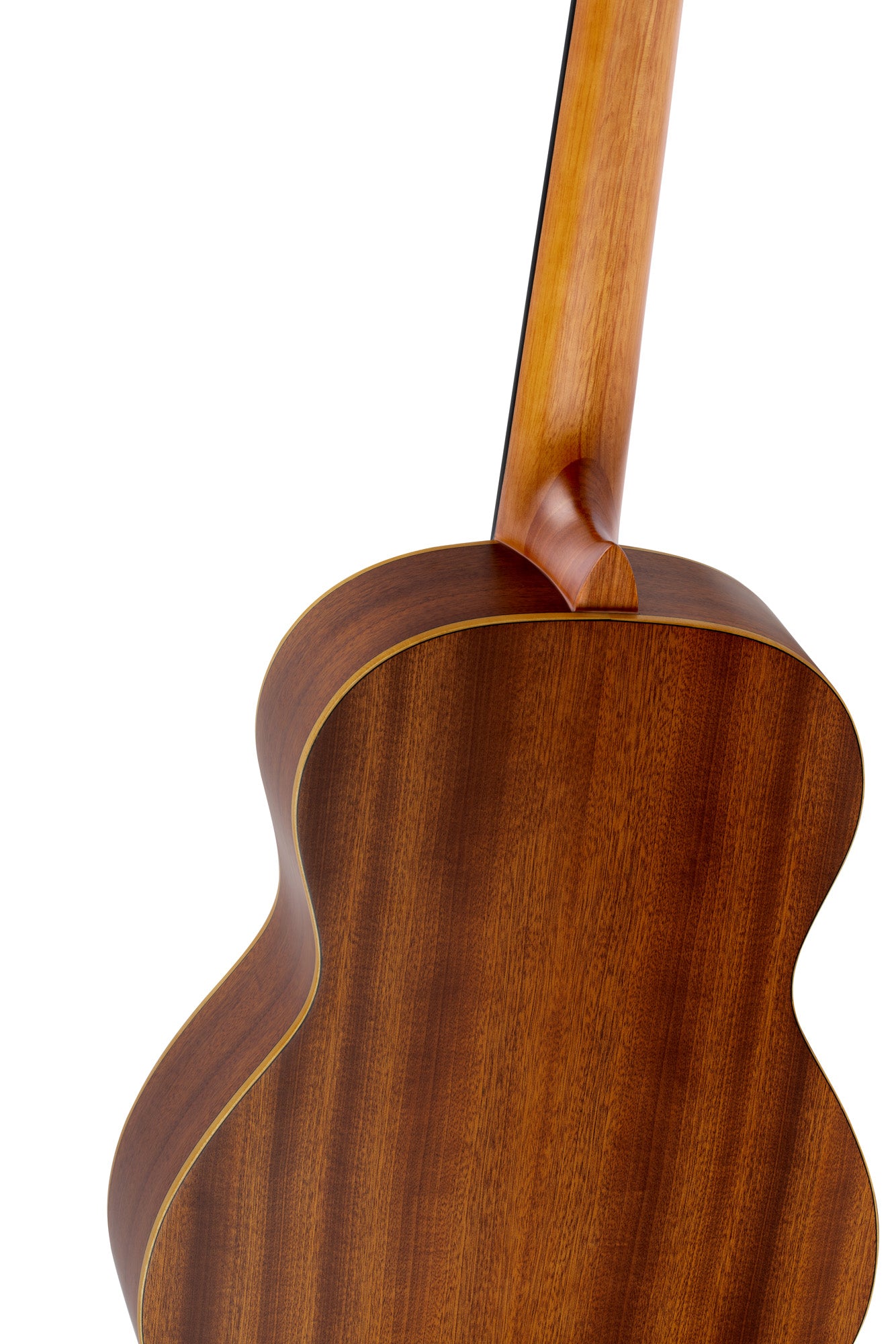 R121-3/4, table épicéa, fond & éclisses acajou, manche acajou (sillet 45 mm), housse, naturel satiné