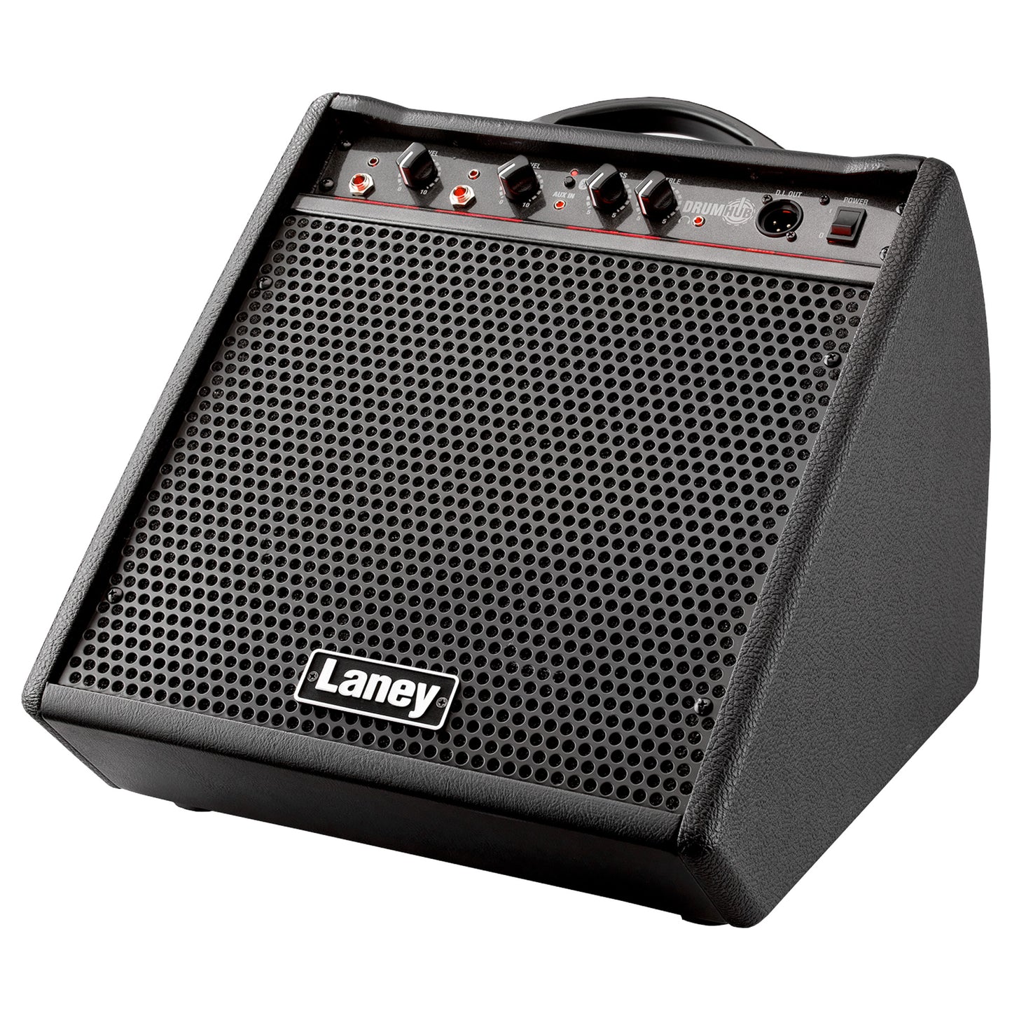 Ampli pour batterie électronique et multipads 80W, HP 10" Custom coaxial + tweeter 3", conception bass reflex, 2 canaux, noir