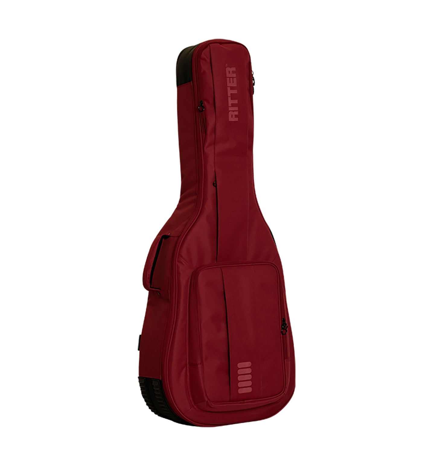 Housse AROSA 5 pour guitare dreadnought, rouge