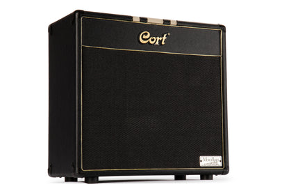 Enceinte guitare, 30W (8 ohms), 1 x 12" Moollon G12-30M, connecteur jack, poids: 14 kg, dimensions: 47 x 50 x 23 cm, noir