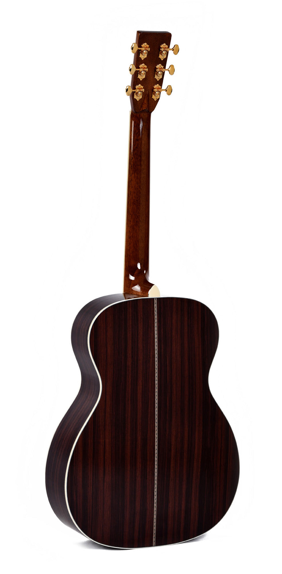 Modèle 000T-42, Forme 000, table épicéa massif, f/e tilia, touche micarta, binding abalone, étui, naturel brillant