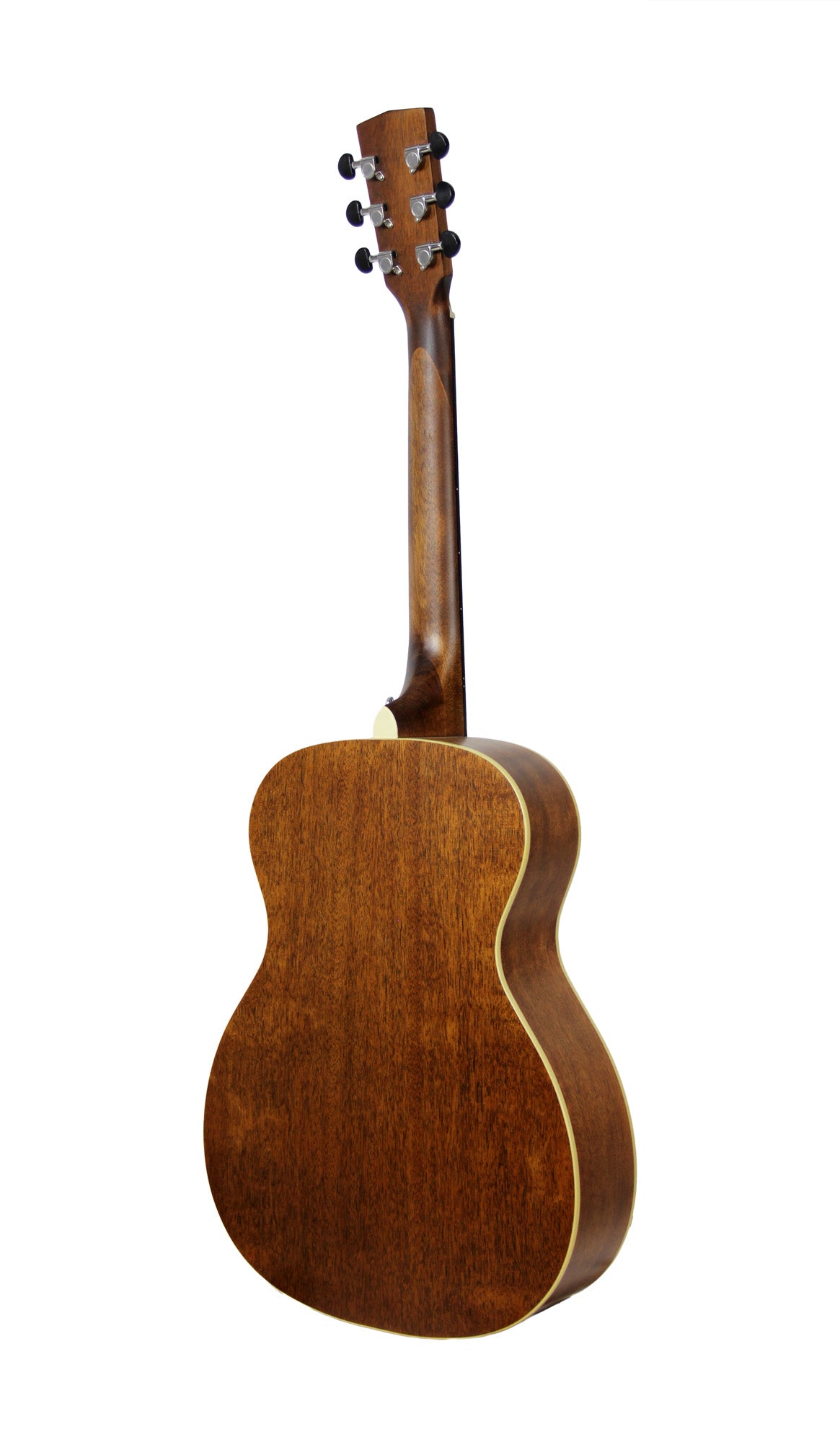 L100-O-CED, forme Orchestra Model, table cèdre massif, fond & éclisses acajou, touche palissandre, sillet 45 mm, naturel satiné