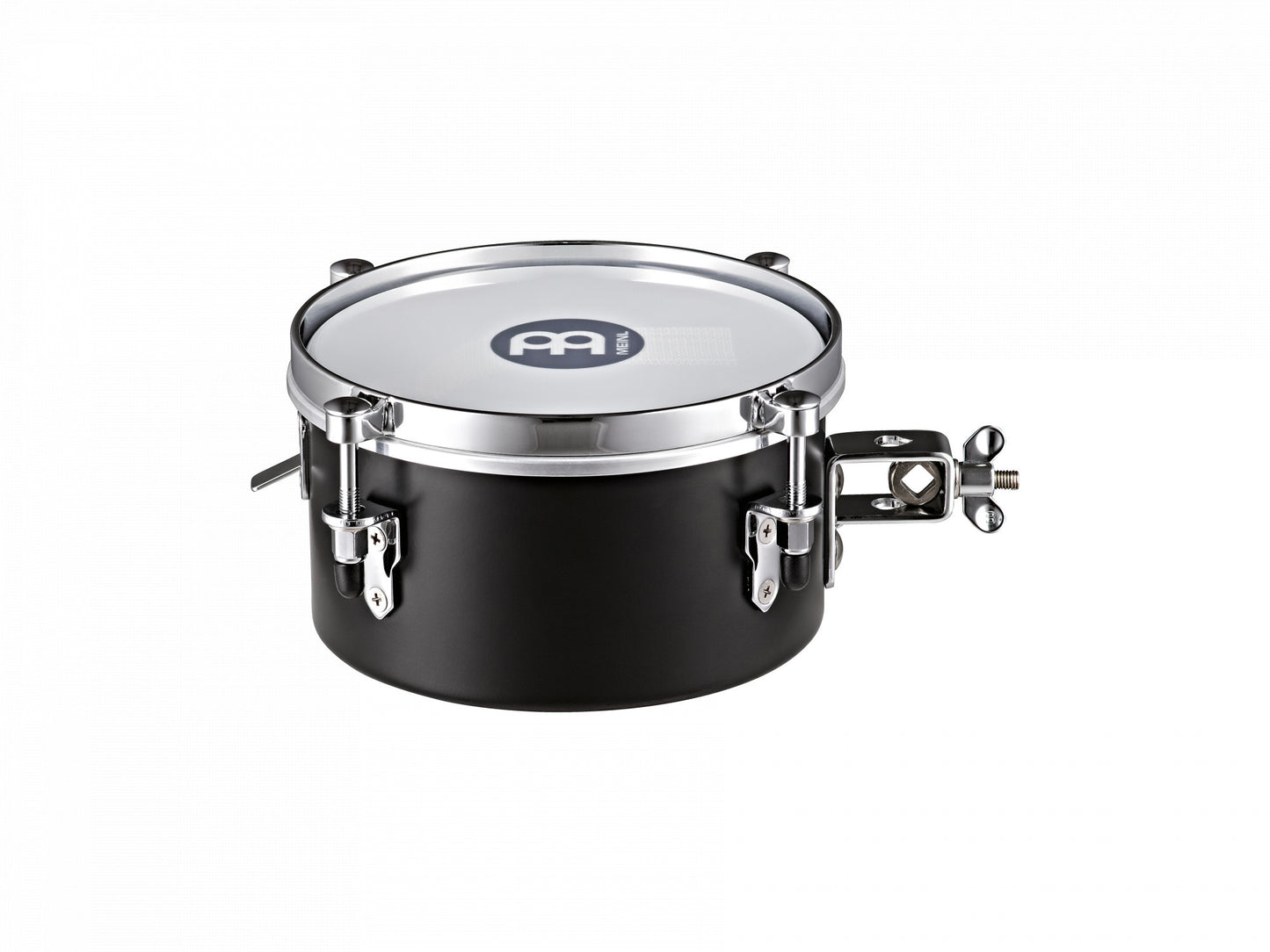 Snare timbale 8", fût acier, avec attache robuste, système d'enclenchement rapide du timbre, noir