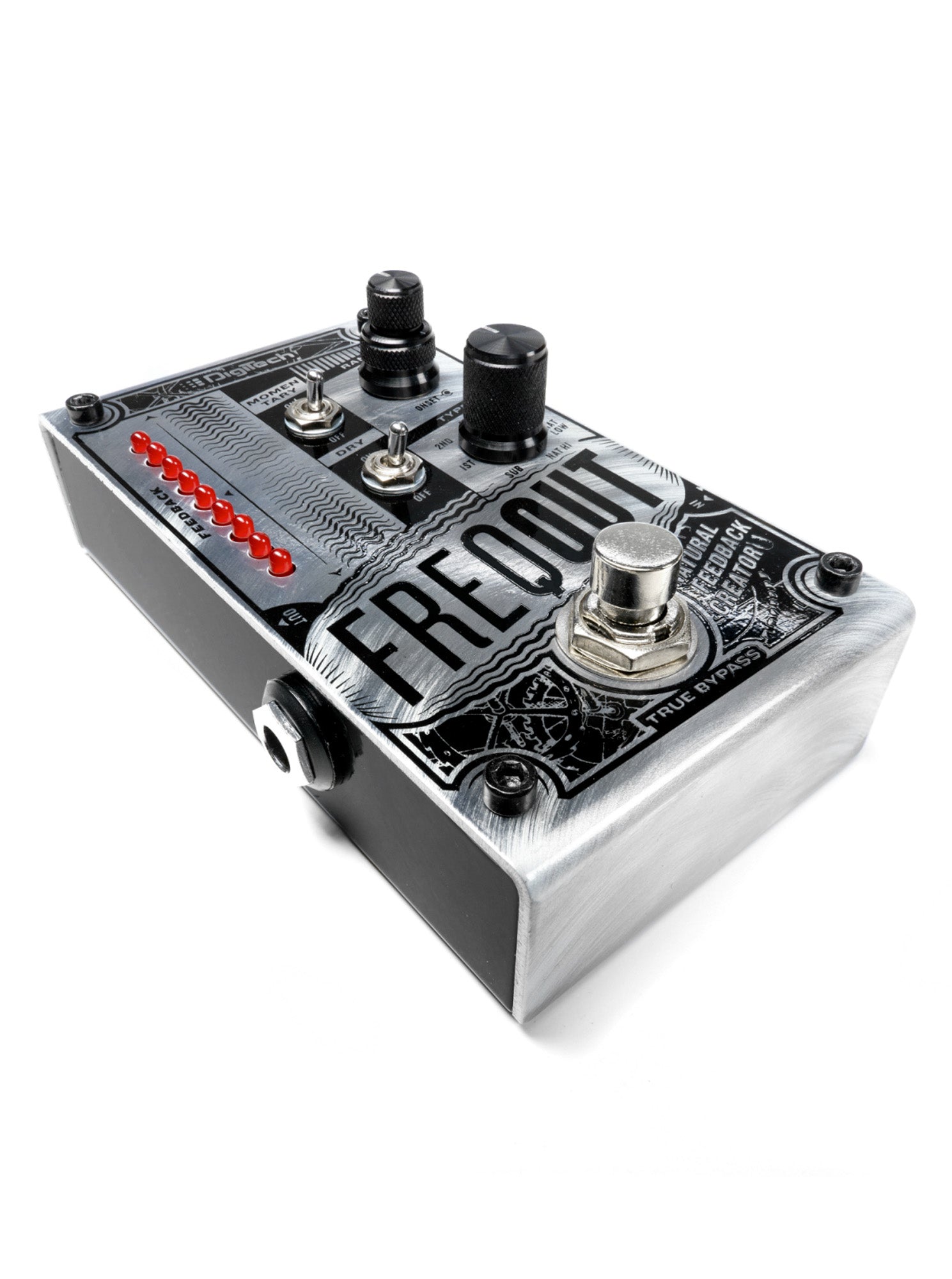 Pédale FREQOUT, créateur de feedback naturel pour guitare électrique, 7 types de larsens harmoniques, métal