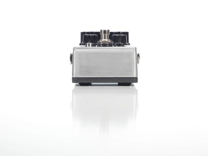 Pédale GUNSLINGER, distorsion Mosfet, fonctionnement sous 9 ou 18V, True Bypass, métal brossé