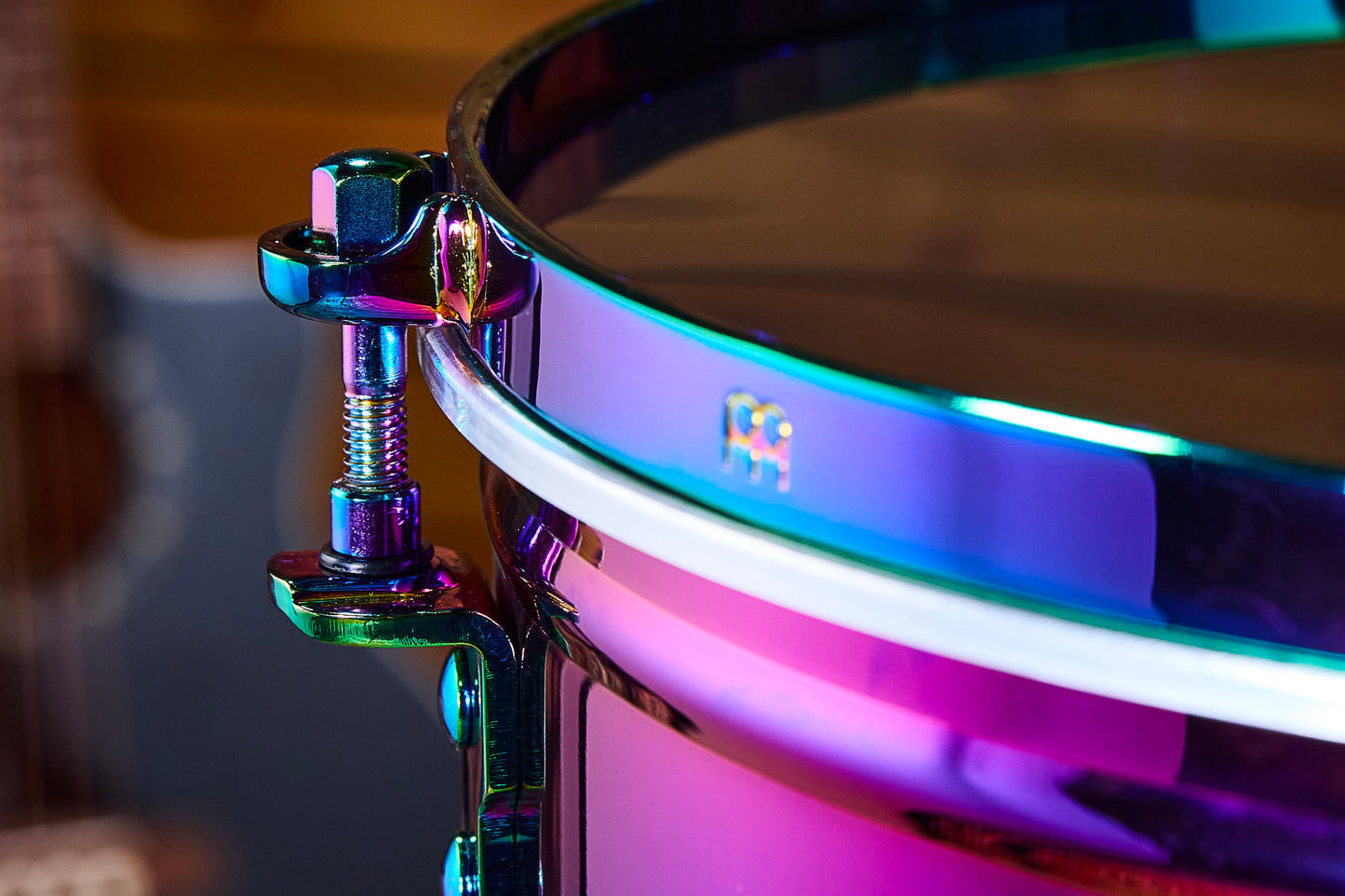 Jeu timbales 14 & 15" Diego Camacho, acier inoxydable, support double embase