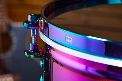 Jeu timbales 14 & 15" Diego Camacho, acier inoxydable, support double embase