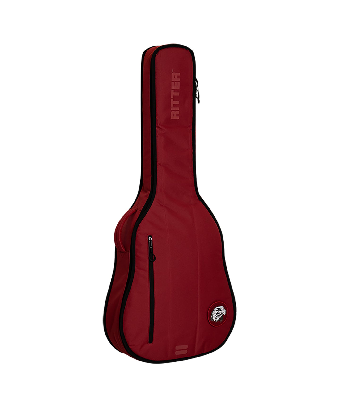Housse DAVOS 2 pour guitare dreadnought, rouge