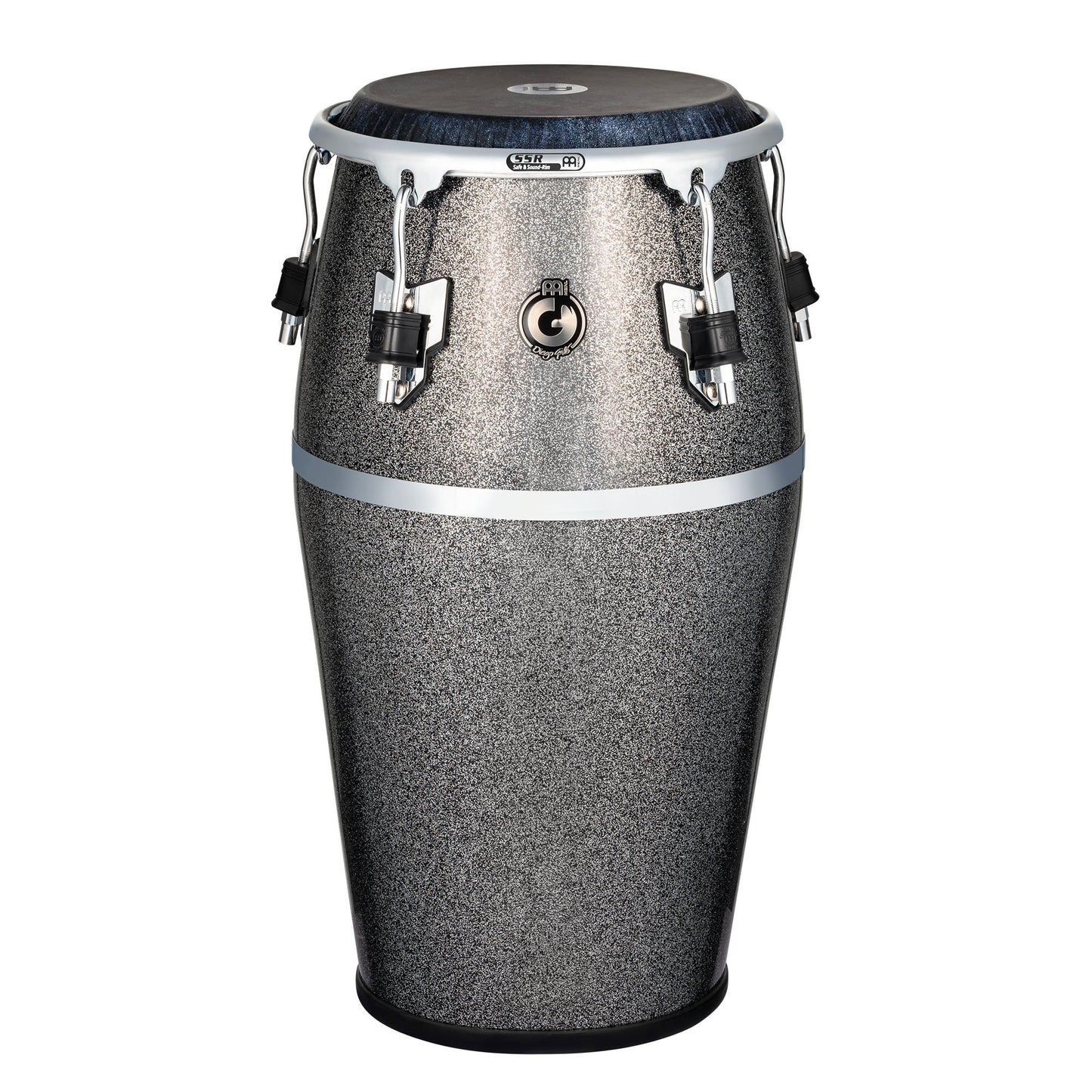 Quinto Diego Galé 11", fût fibre de verre 'premium', hauteur 71.12cm, peau cuir de veau noir, cercles SSR 4mm