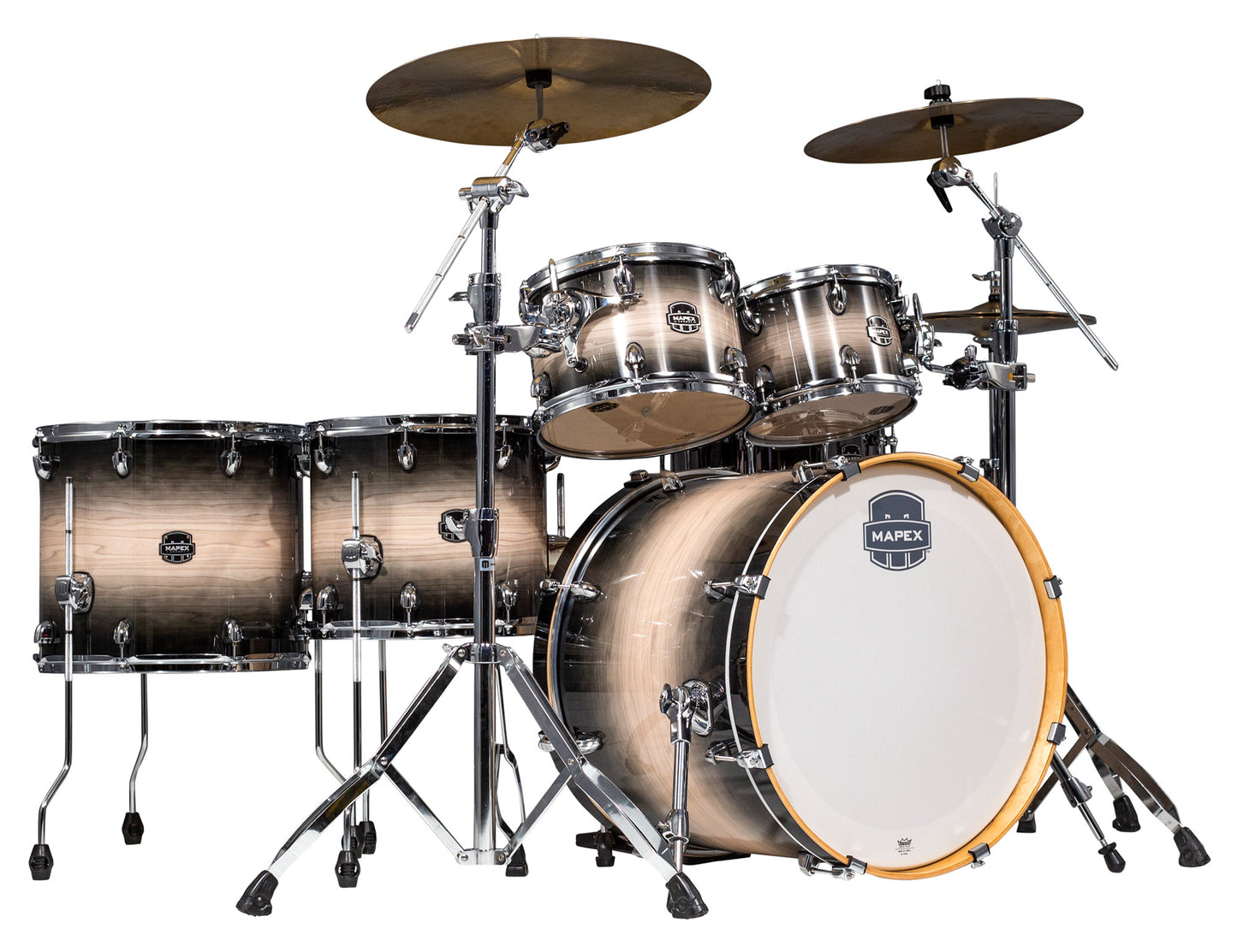 MAPEX ARMORY STUDIO 6 FUTS BLACK BURST. Série limitée