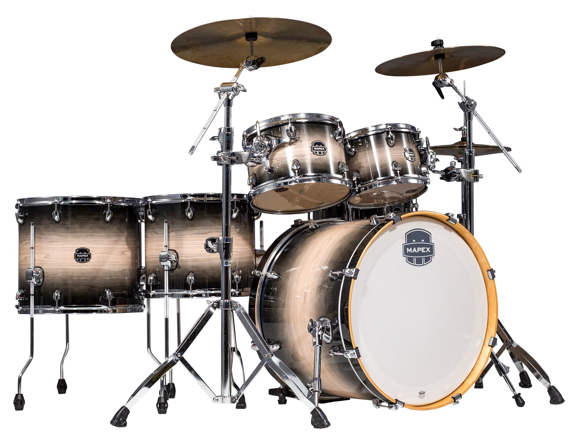 MAPEX ARMORY STUDIO 6 FUTS BLACK BURST. Série limitée