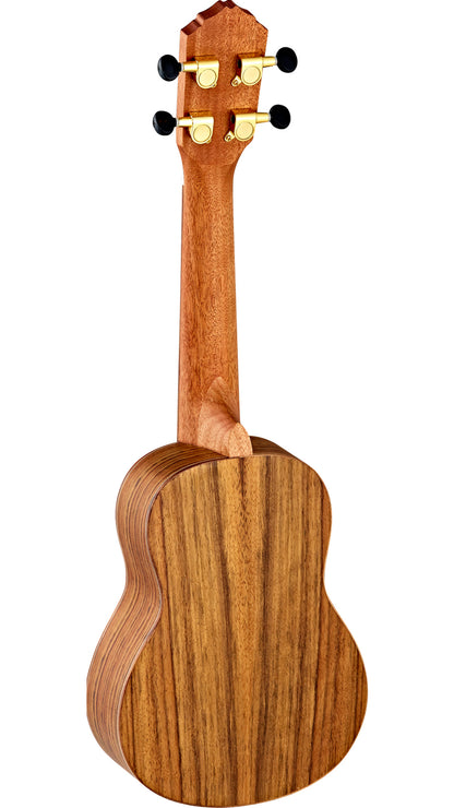 RUTI, modèle Soprano, table cèdre massif, fond & éclisses noyer, manche acajou, housse, naturel satiné