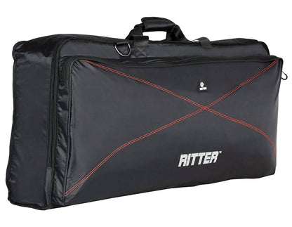 Housse PERFORMANCE 2 pour clavier, rembourrée 15 mm, 1290x400x130 mm, noir et rouge