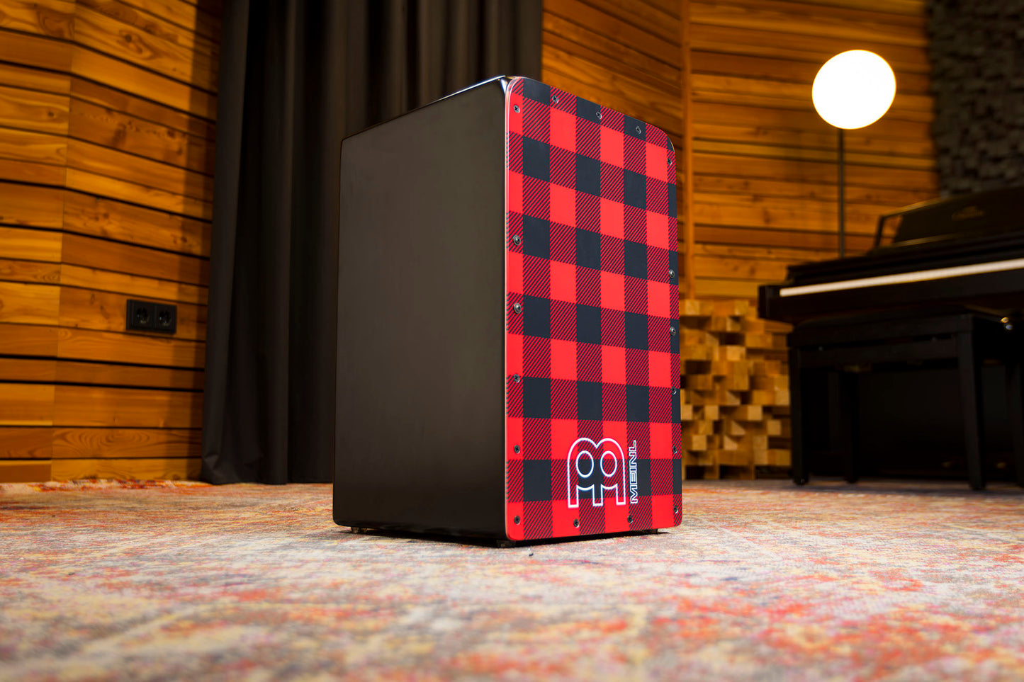 Cajon Meinl série Headliner finition Lumberjack à carreaux, timbres ajustables
