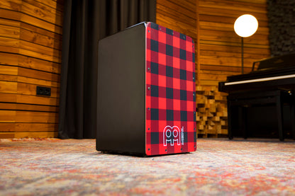Cajon Meinl série Headliner finition Lumberjack à carreaux, timbres ajustables