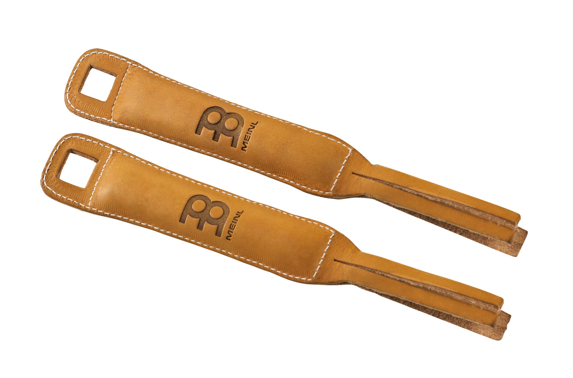 Paire de poignées pour cymbales, cuir