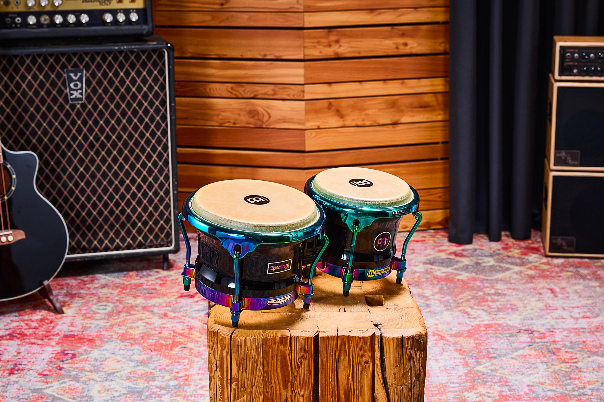 Paire bongos Spectrum Noir 7" & 8" 1/2