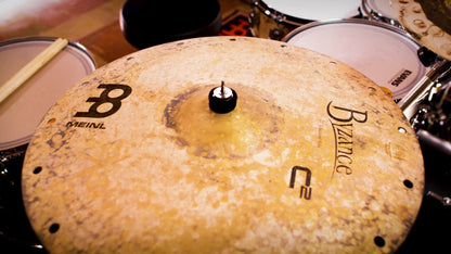 RIDE MEINL BYZANCE 21" VINTAGE, SIGNATURE CHRIS COLEMAN,ALLIAGE BRONZE B20, MARTELÉE A LA MAIN, FINITION BRUT