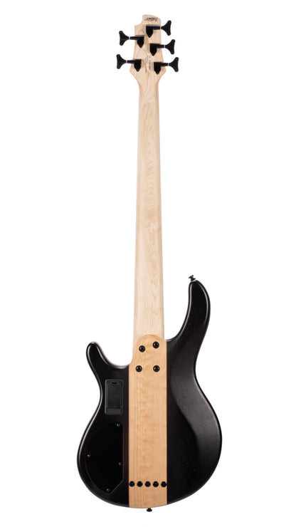 C5 Plus OVMH, corps acajou avec table ovangkol/érable, micros Bartolini MK-1 et préampli Markbass, brun antique dégradé