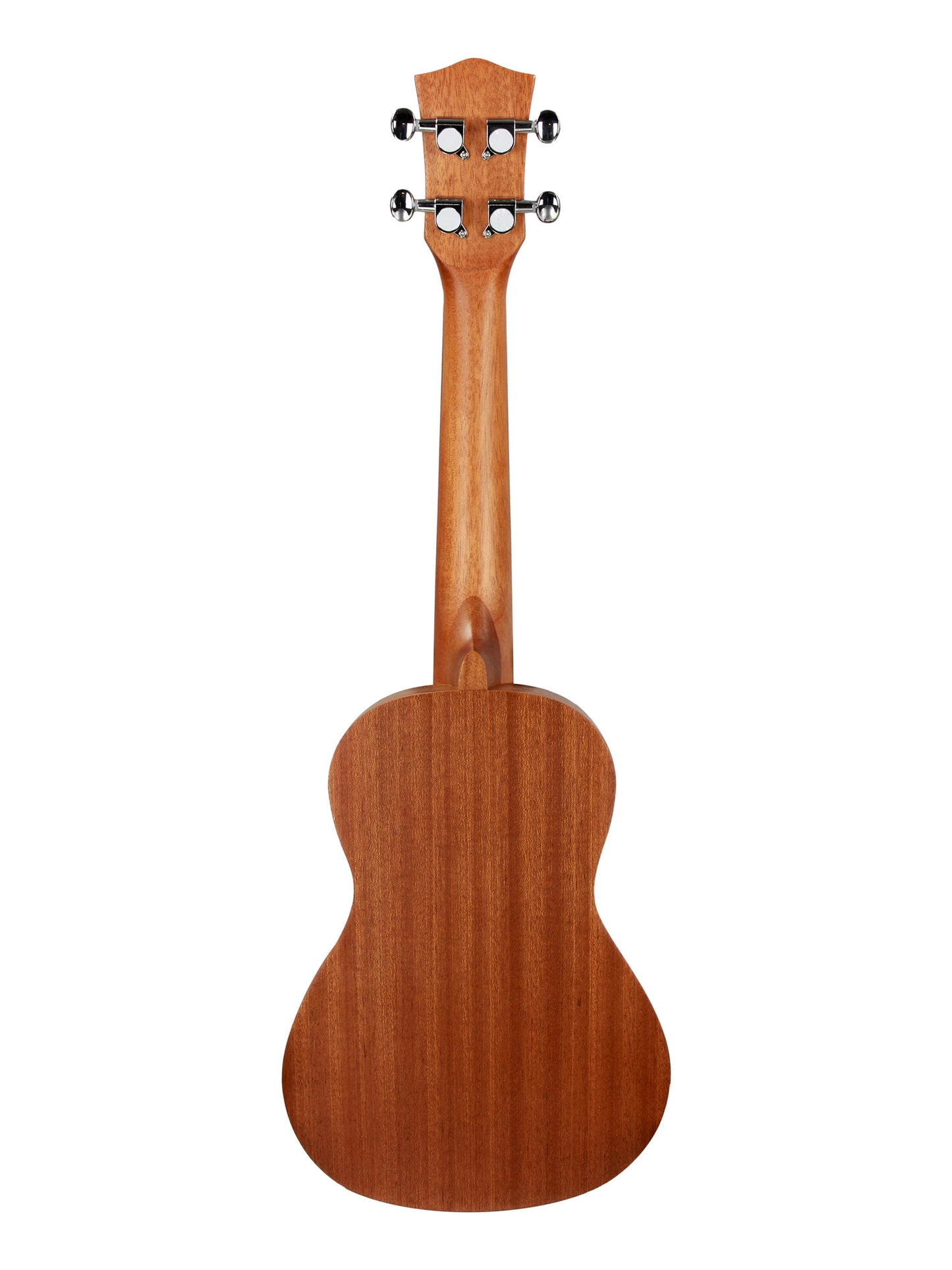 Ukulélé Concert, table sapele, fond & éclisses sapele, rosace gravée, touche & chevalet noyer, avec housse, naturel