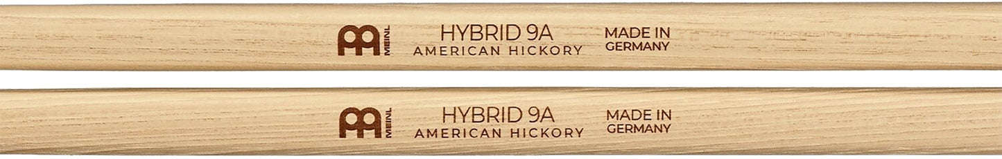 BAGUETTES MEINL HYBRID 9A, HICKORY