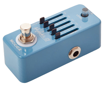 Pédale GRAPHIC G, égaliseur graphique 5 bandes (+/-18dB) pour guitare, boîtier métal, true bypass, bleu