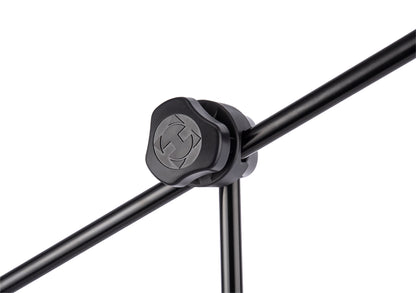 Support perche 2 micros, nouvelle attache perche 3 en 1 détachable, base du trépied en aluminium moulé