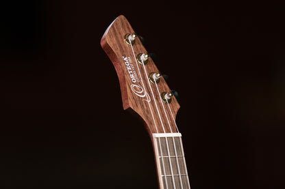 RUWN, modèle Concert, table noyer, fond & éclisses noyer, housse deluxe