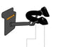 Hercules DSP57SB wandmontage