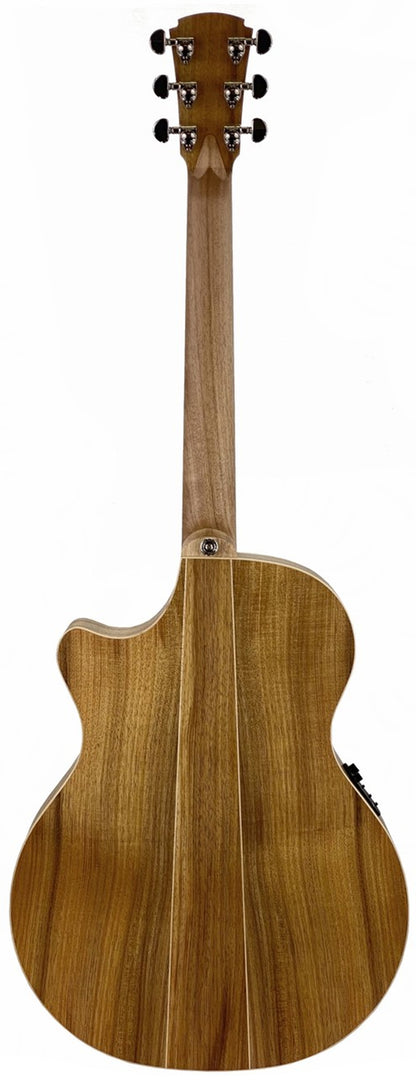 Thinline 2 HUM, Grand Auditorium, pan coupé, EQ 3 voix PG3, humbucker, table blackwood massif, f/e blackwood massif, étui