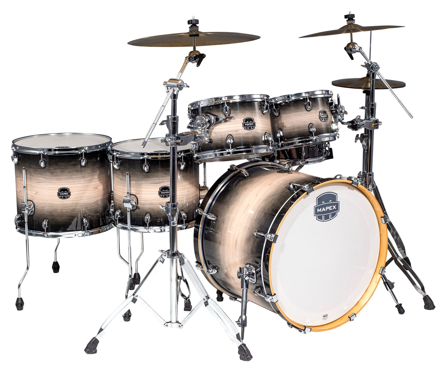 MAPEX ARMORY STUDIO 6 FUTS BLACK BURST. Série limitée