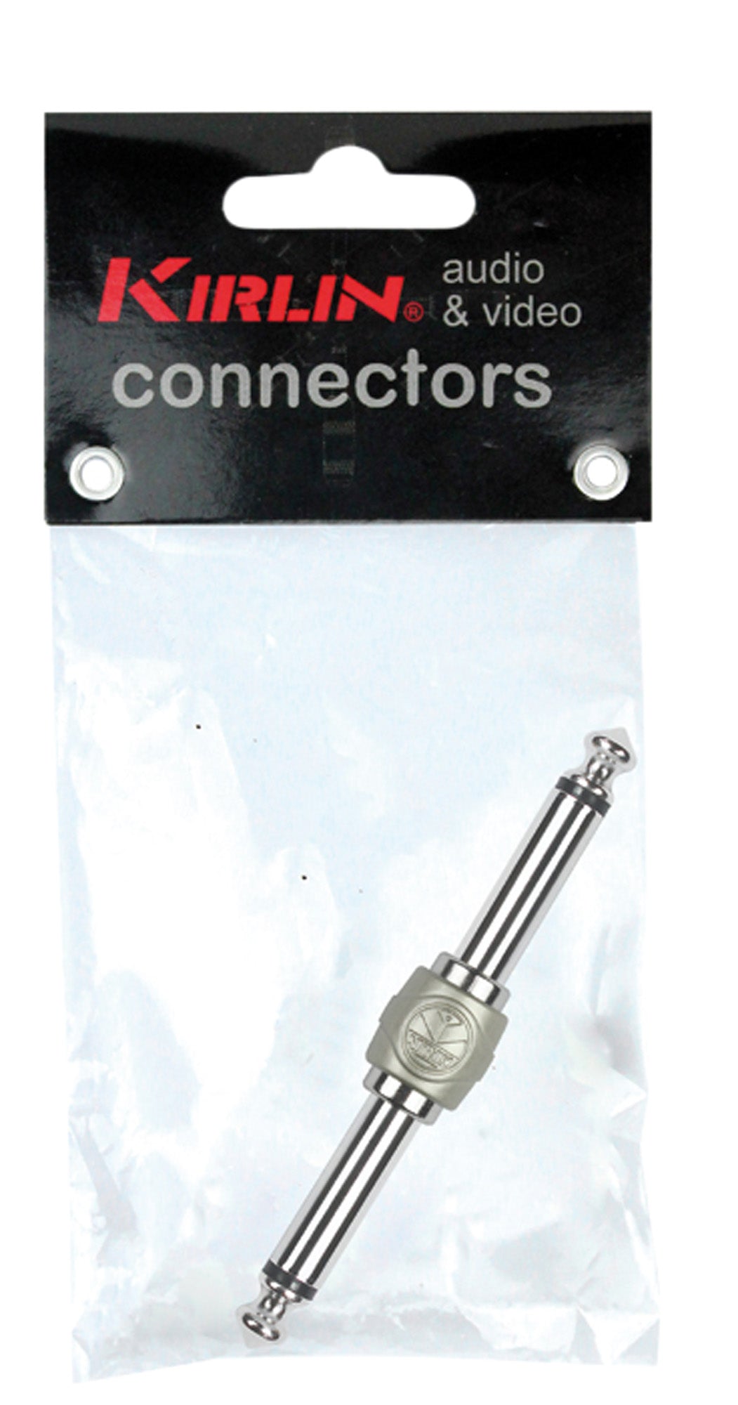 Adaptateur Jack 6.35 mâle mono / Jack 6.35 mâle mono, nickelé