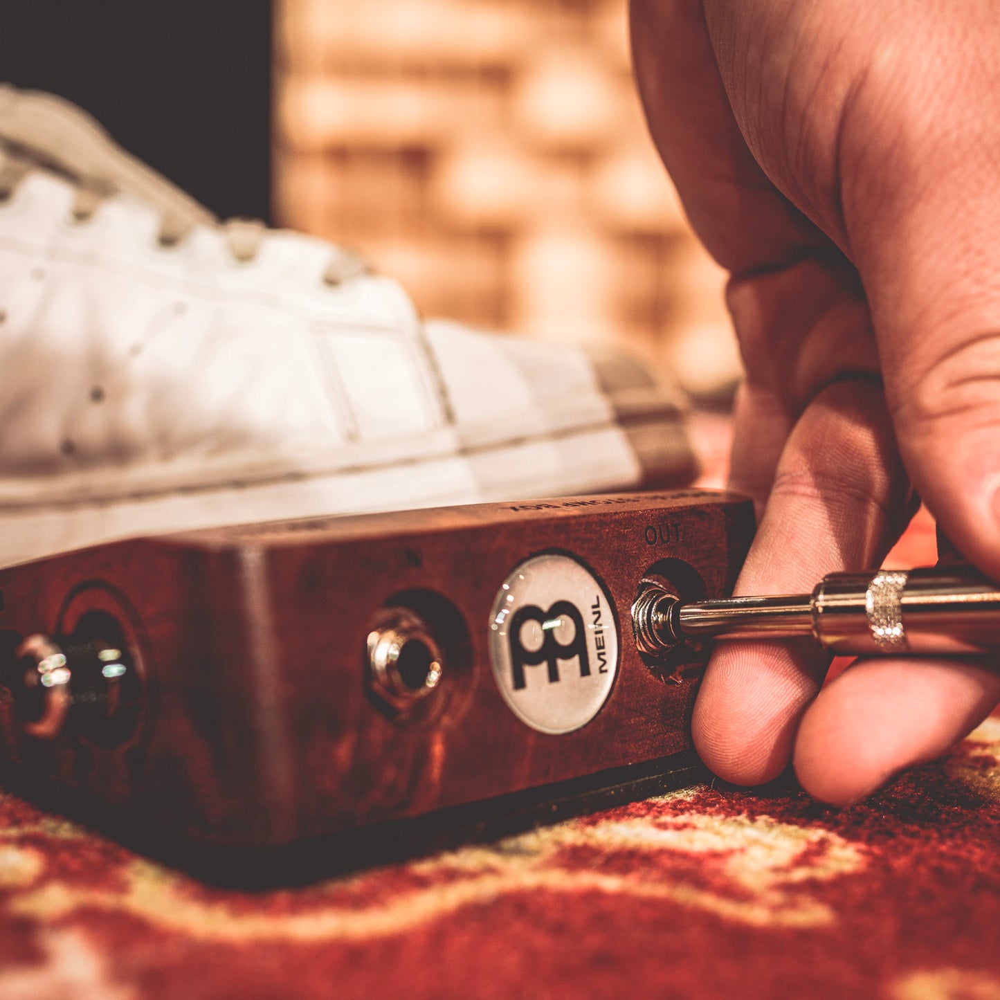 PEDALE PERCUSSIONS STOMP BOX MEINL ANALOGIQUE