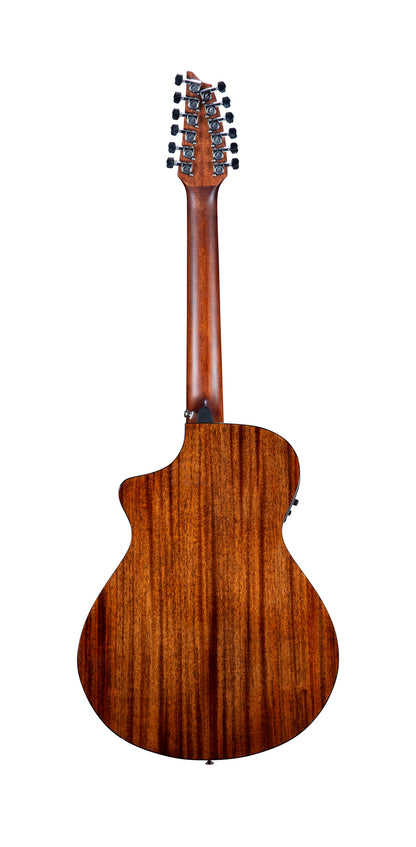 DISCOVERY S CONCERT EDGEBURST 12 CORDES CE , table épicéa européen massif, f/e acajou, EQ Fishman Presys I, edgeburst