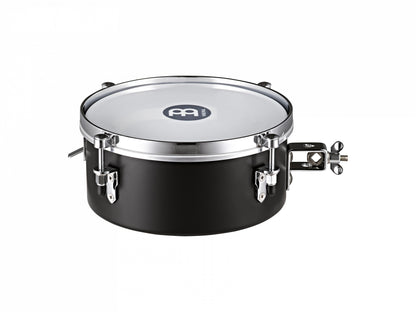 Snare timbale 10", fût acier, avec attache robuste, système d'enclenchement rapide du timbre, noir