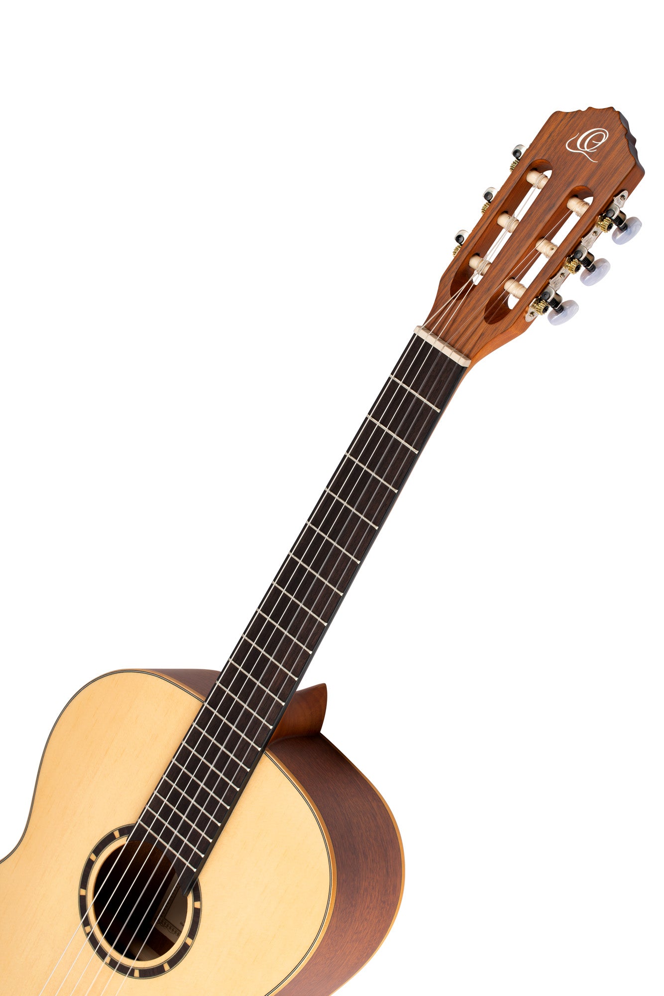 R121-7/8, table épicéa, fond & éclisses acajou, manche acajou (sillet 45 mm), housse, naturel satiné