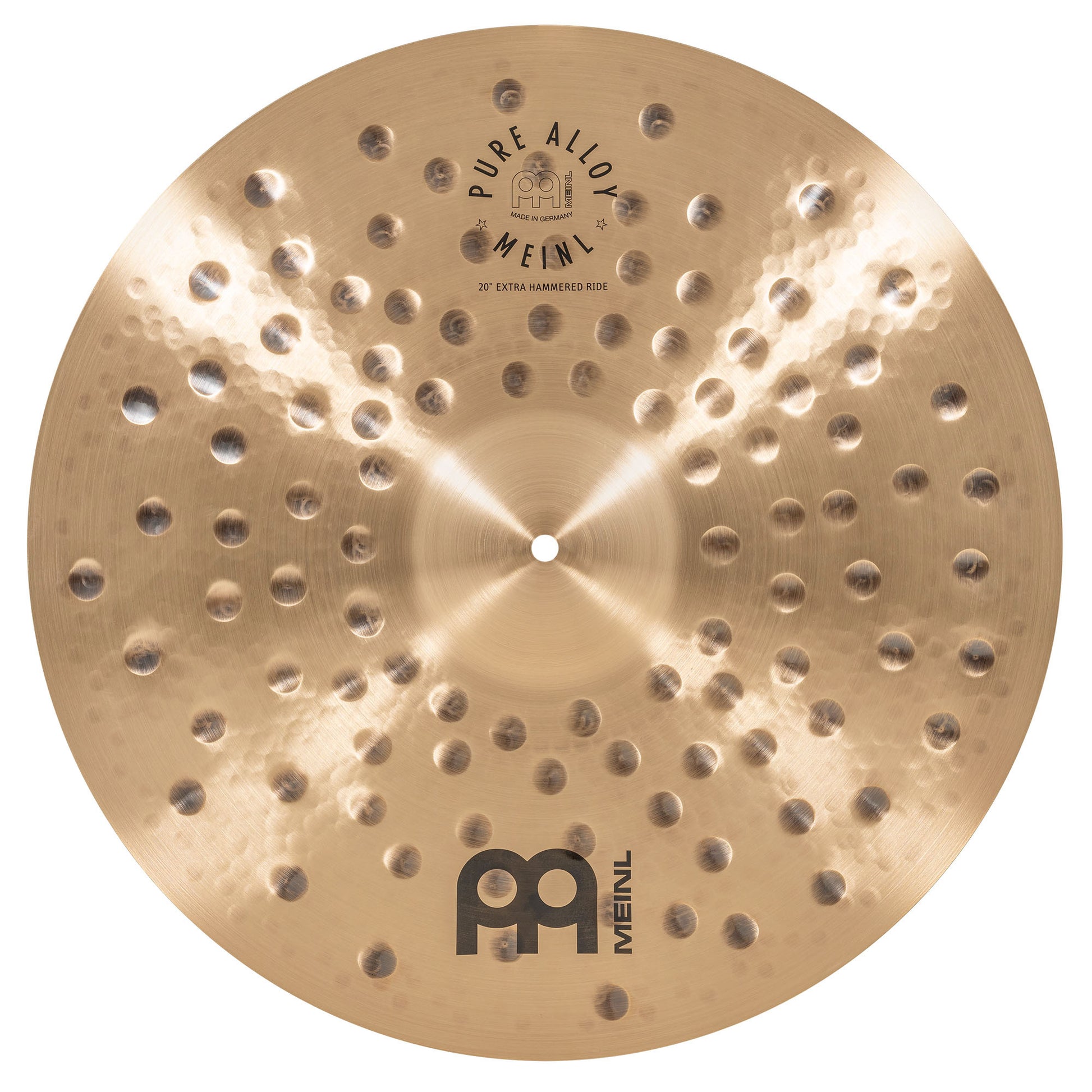 Ride 20" Extra Hammered Meinl Pure Alloy fini traditional martelé
