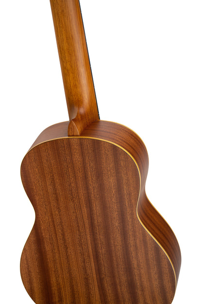 R133-7, modèle 7 cordes, table épicéa massif, fond & éclisses sapele, manche nato (sillet 60 mm), housse, naturel satiné