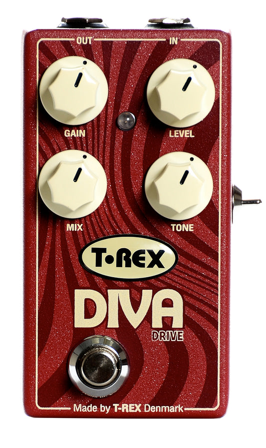 Pédale Diva, drive, rouge