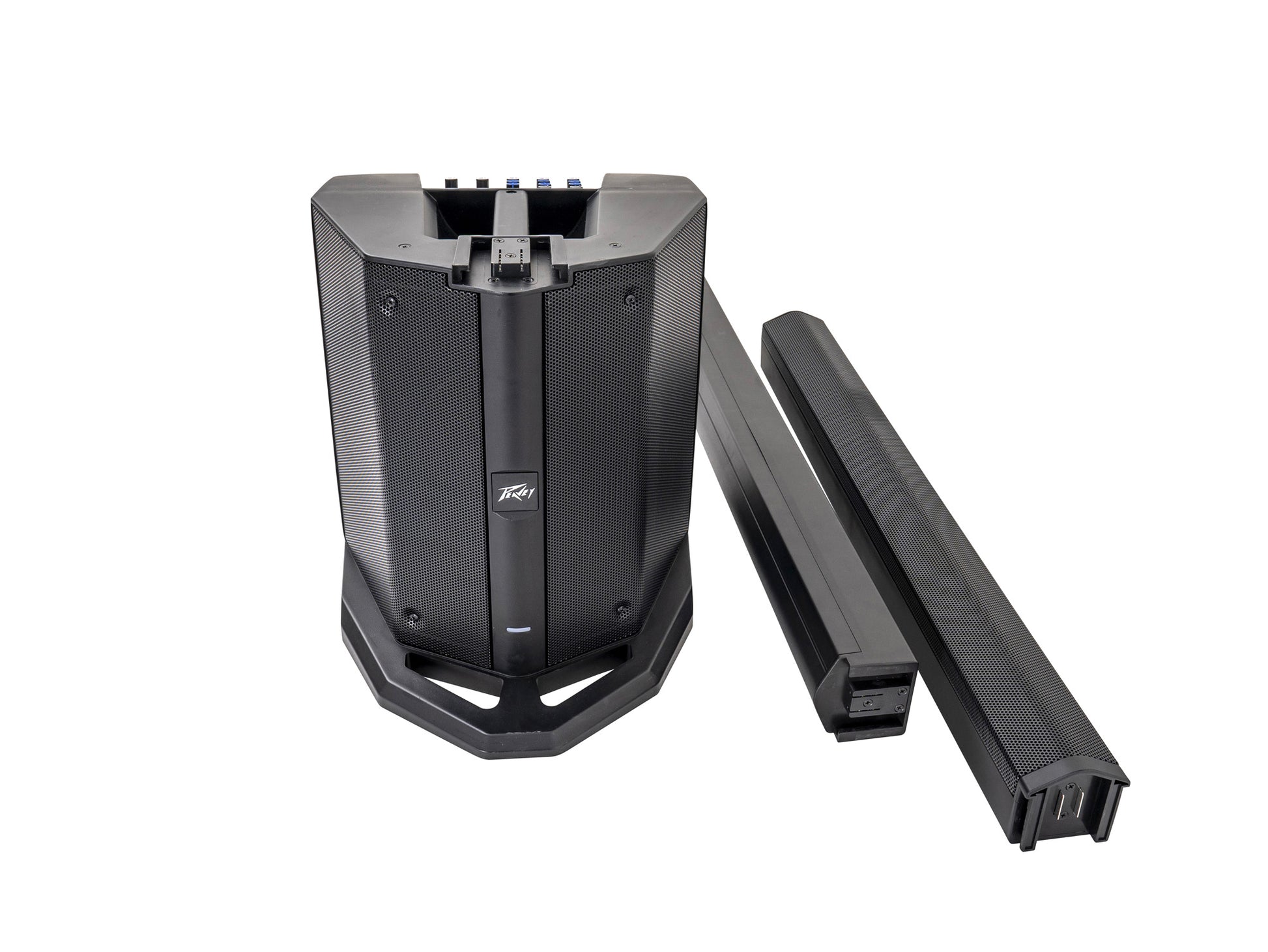 Système de sonorisation 500W, table de mixage 6 canaux, Bluetooth, subwoofer 8", sac de transport inclus, noir