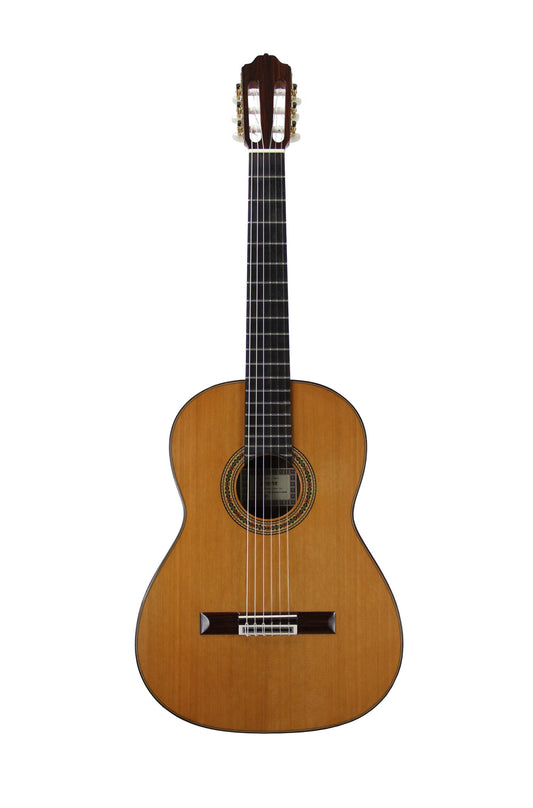 7SM, table épicéa massif, fond & éclisses mongoy massif, touche palissandre, soft case