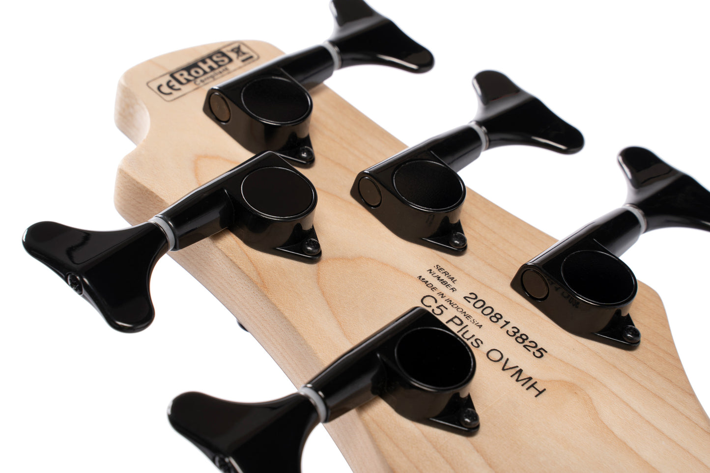 C5 Plus OVMH, corps acajou avec table ovangkol/érable, micros Bartolini MK-1 et préampli Markbass, brun antique dégradé