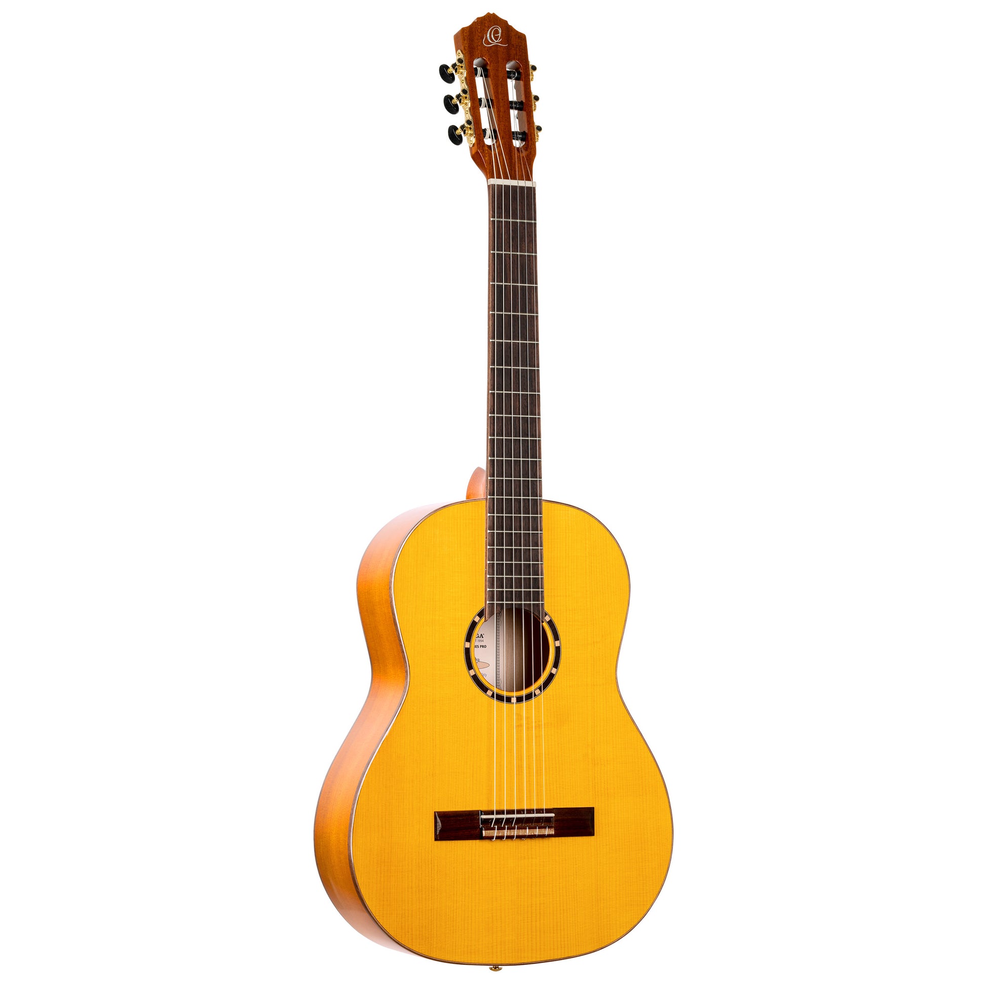 R170F, modèle Flamenco, table épicéa massif, fond & éclisses cyprès, manche acajou, naturel brillant