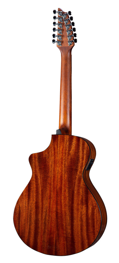 DISCOVERY S CONCERT EDGEBURST 12 CORDES CE , table épicéa sitka massif, f/e acajou, EQ Fishman Presys I, edgeburst